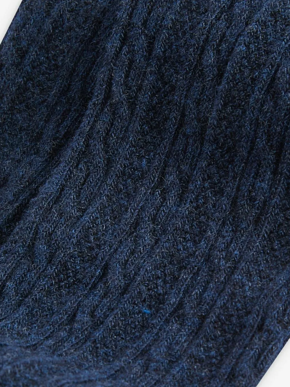 Next Navy Blue Regular Length Cotton Rich Cable Tights^ Socks & Tights|Socks & Tights
