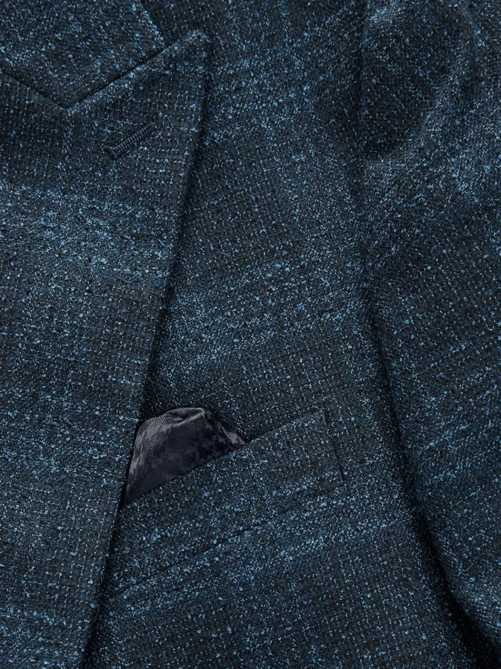 Next Navy Blue Slim Fit Check Suit Jacket^ Blue Suits