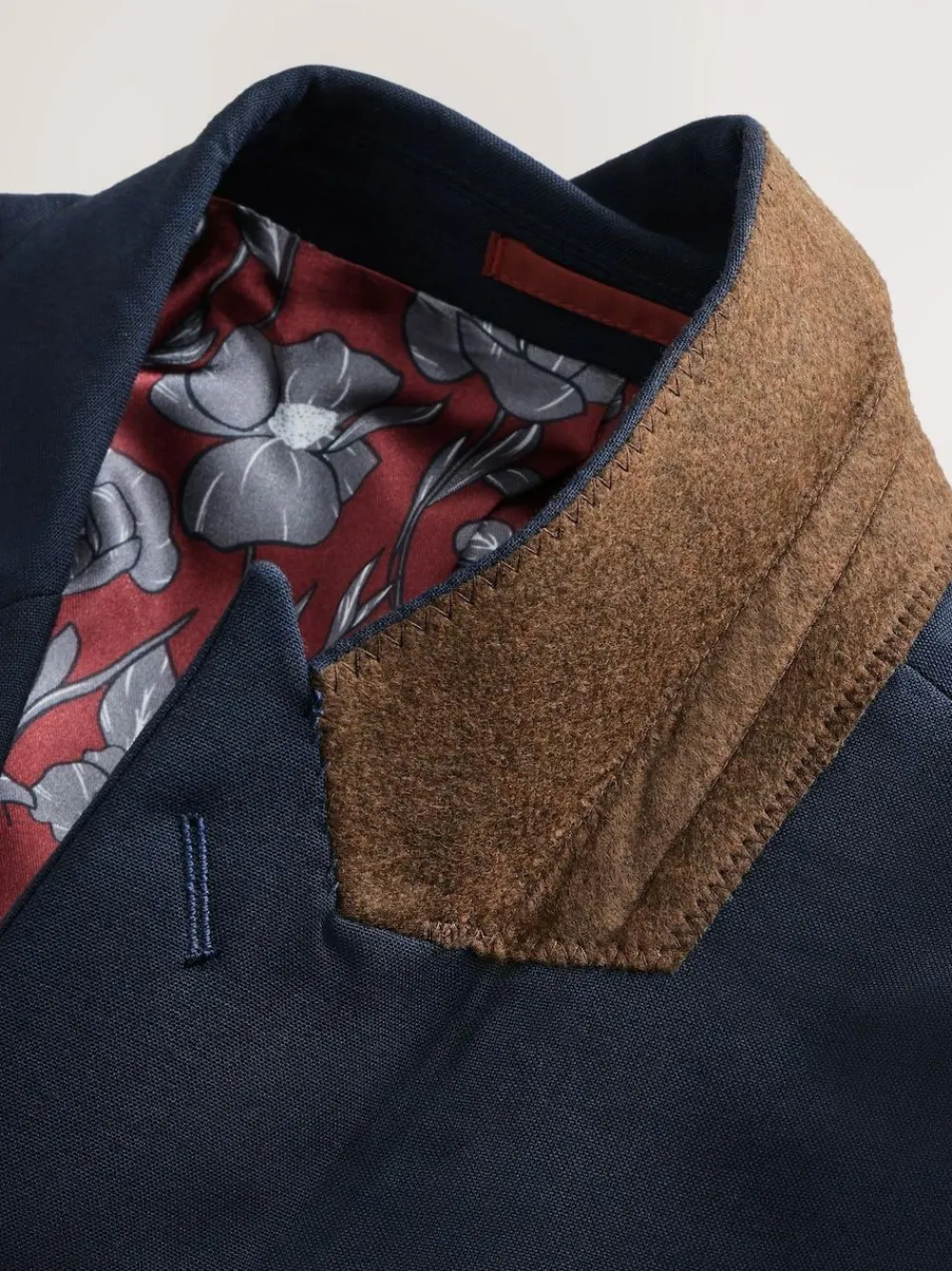 Online Next Slim Fit Two Button Suit Jacket Navy Blue