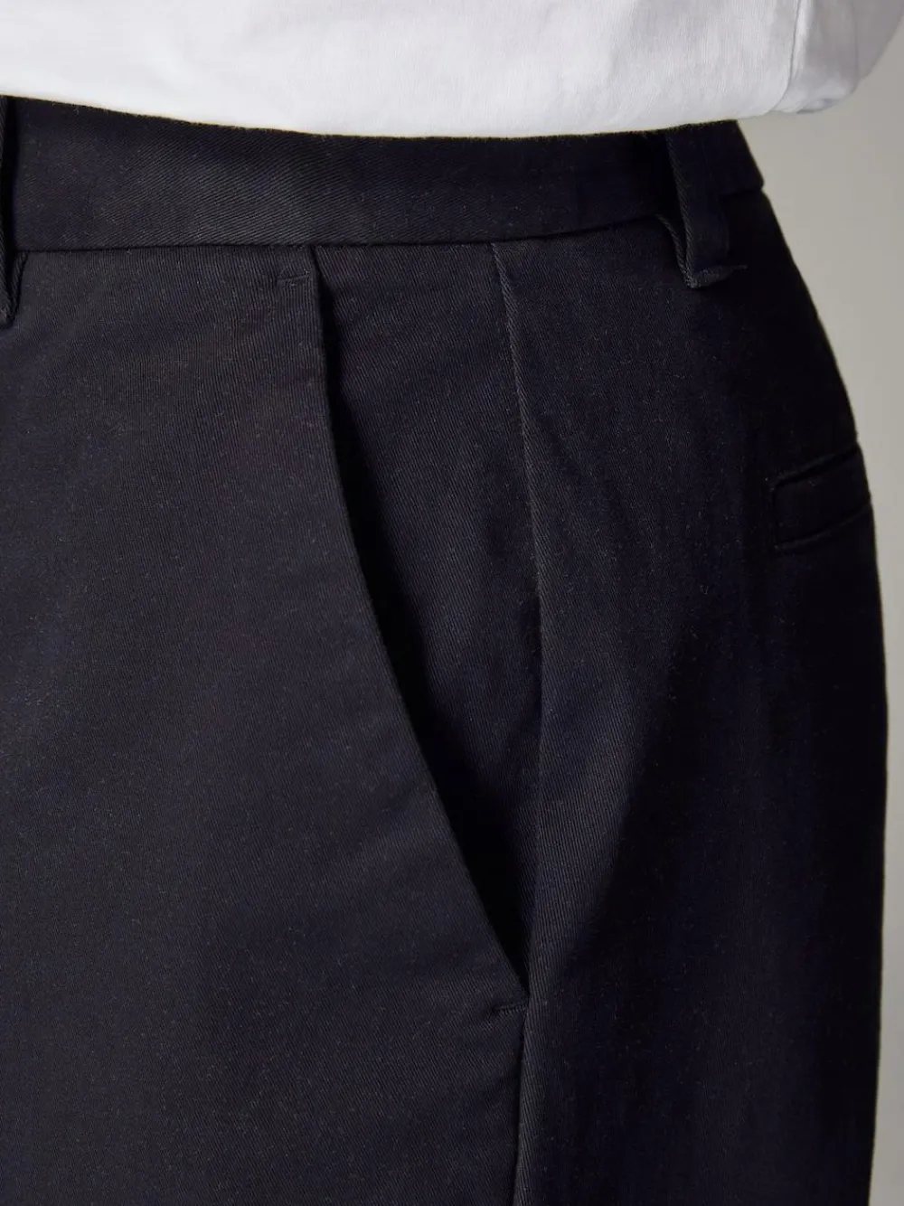 Next Navy Blue Straight Fit Stretch Chinos Trousers^ Nightwear|Pants & Chinos