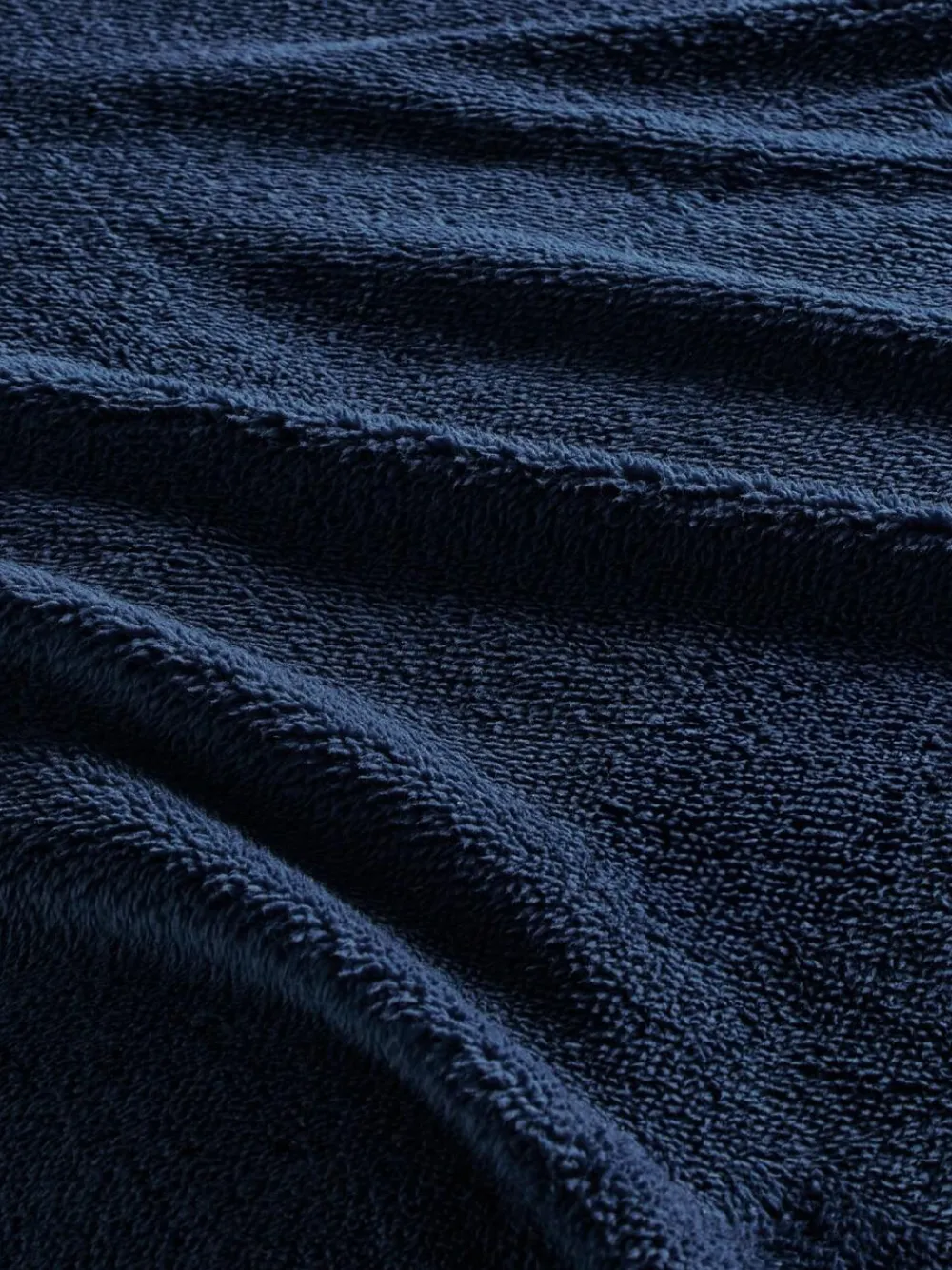 Next Navy Blue Teddy Fleece Duvet Cover and Pillowcase Set^ Bedsets & Duvet Covers