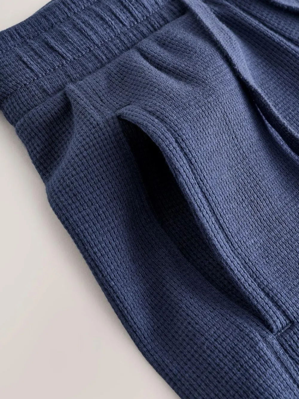 Hot Next Textured Short Sleeve T-Shirt and Shorts Set (3-16yrs) Navy Blue