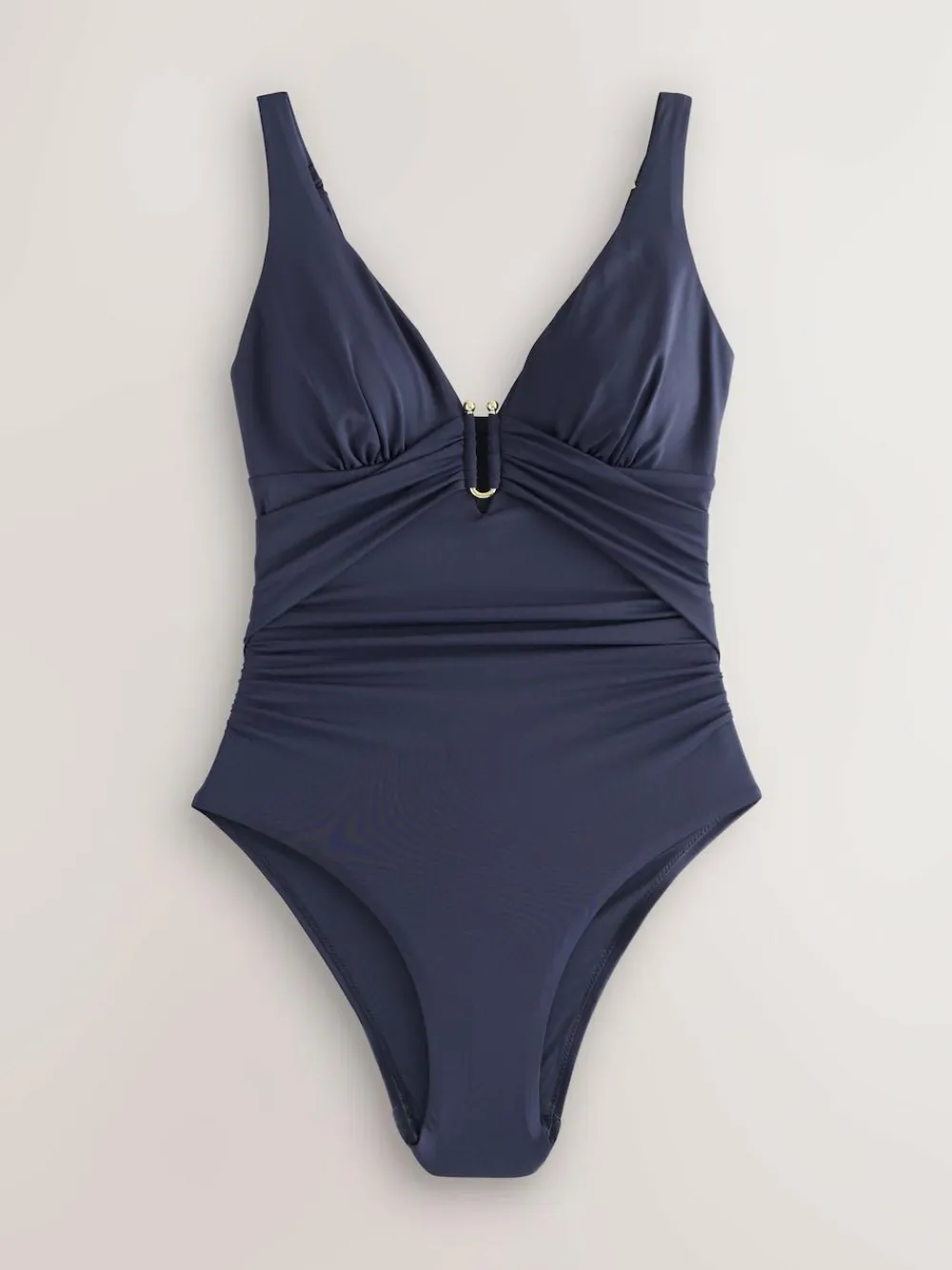 Outlet Next Utrim Tummy Control Plunge Swimsuit Navy Blue