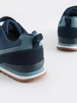 Next Wide Fit (G) One Strap Elastic Lace Trainers^BOY Sneakers