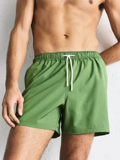 Clearance Next Motionflex 5 Inch Swim Shorts 2 Pack Navy Blue/Green