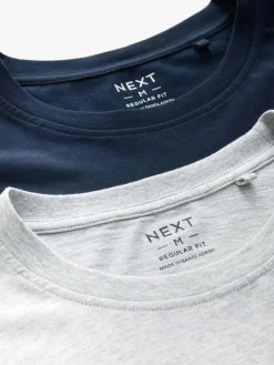 Hot Next Navy Blue/Grey Long Sleeve Jersey Pyjamas Set
