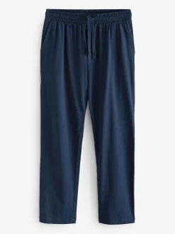 Hot Next Navy Blue/Grey Long Sleeve Jersey Pyjamas Set