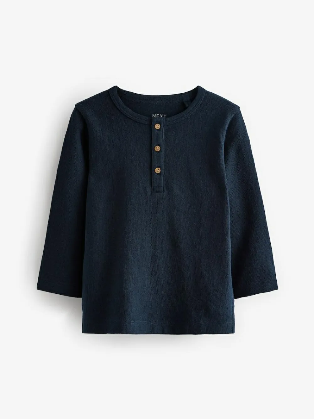 Next Long Sleeve Henley Neck T-Shirt (3mths-7yrs)^BOY T-Shirts