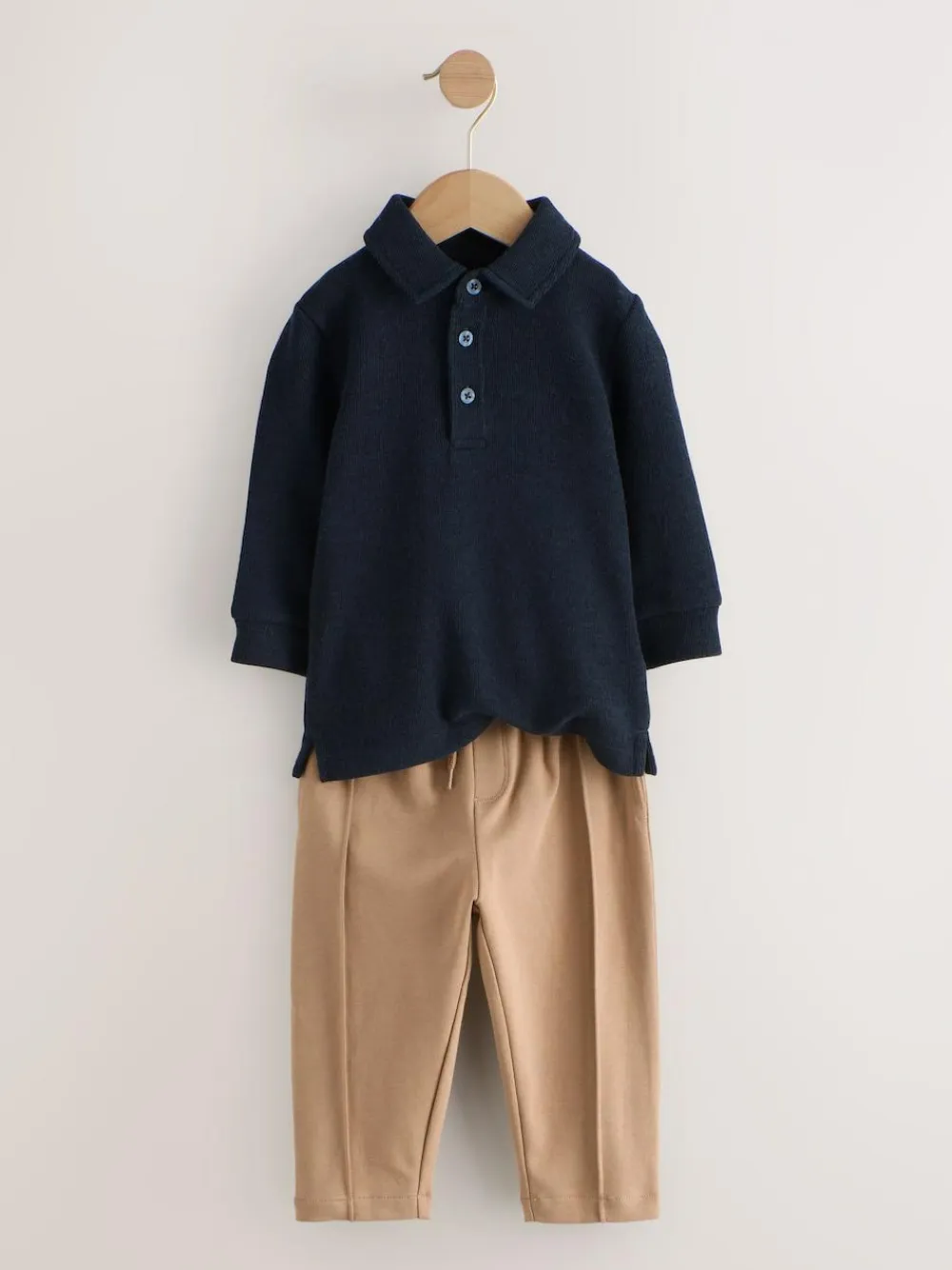 Next Long Sleeve Polo Shirt And Joggers Set (3mths-7yrs)^BOY Sweat Pants