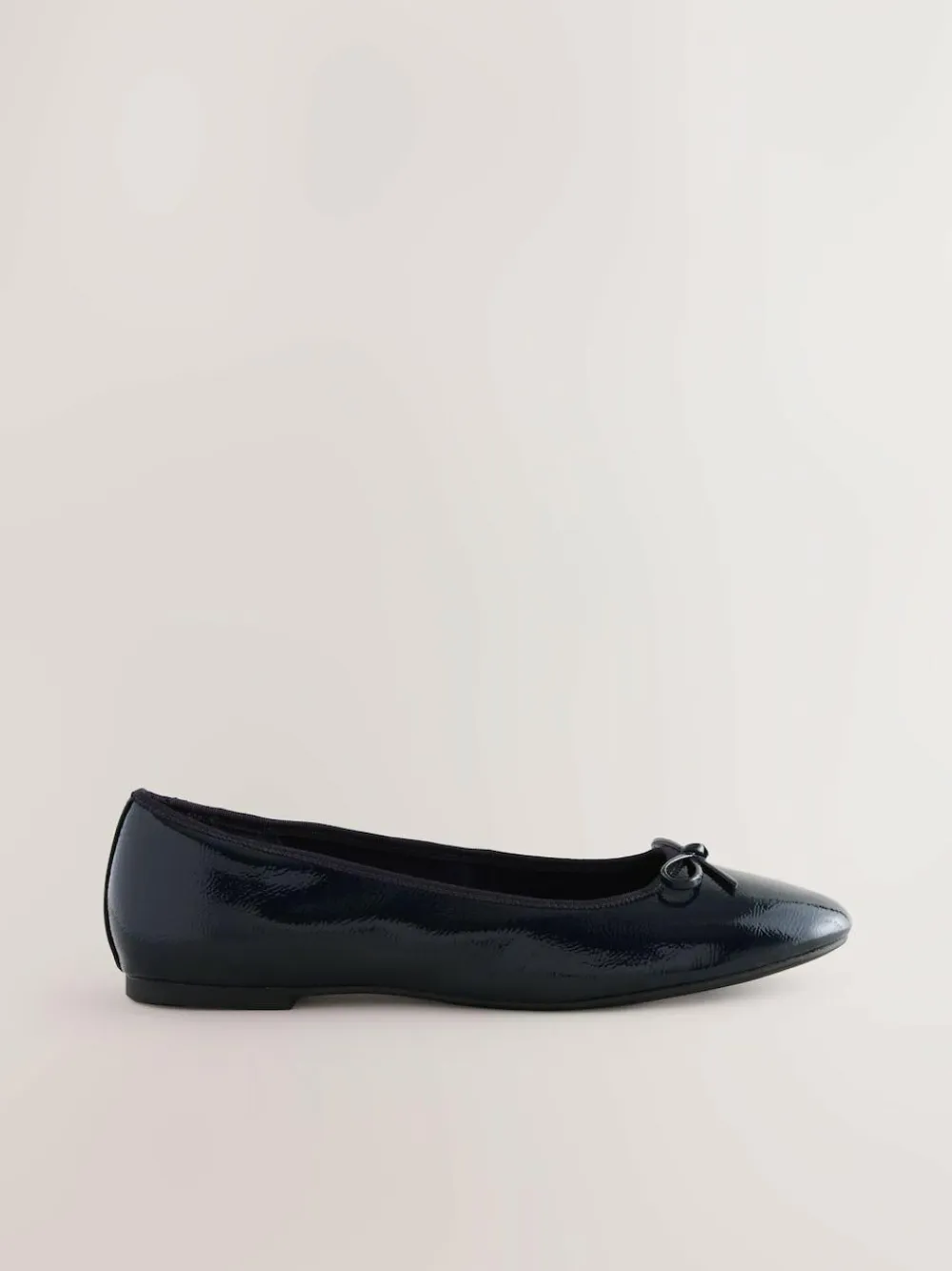 Next Extra Wide Fit Round Toe Ballerina Shoes^Women Flats