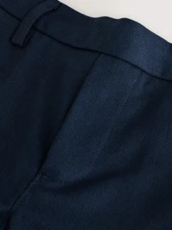 Next School Pull On Waist Straight Trousers (3-17yrs)^BOY Pants & Chinos|Tznius Pants