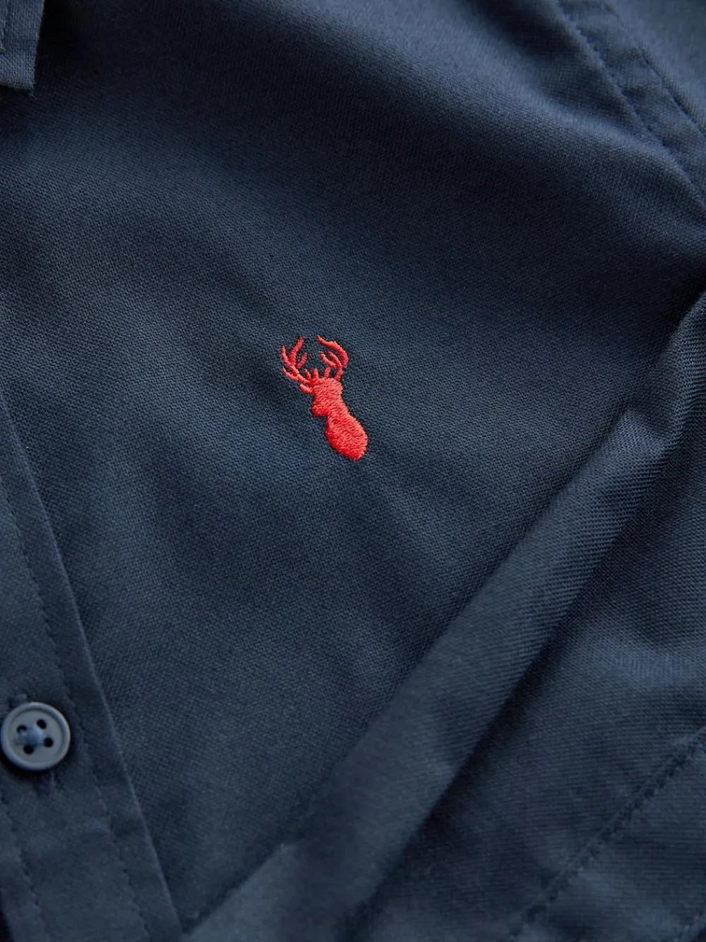 New Next Navy Single Oxford Shirt (3-16yrs)