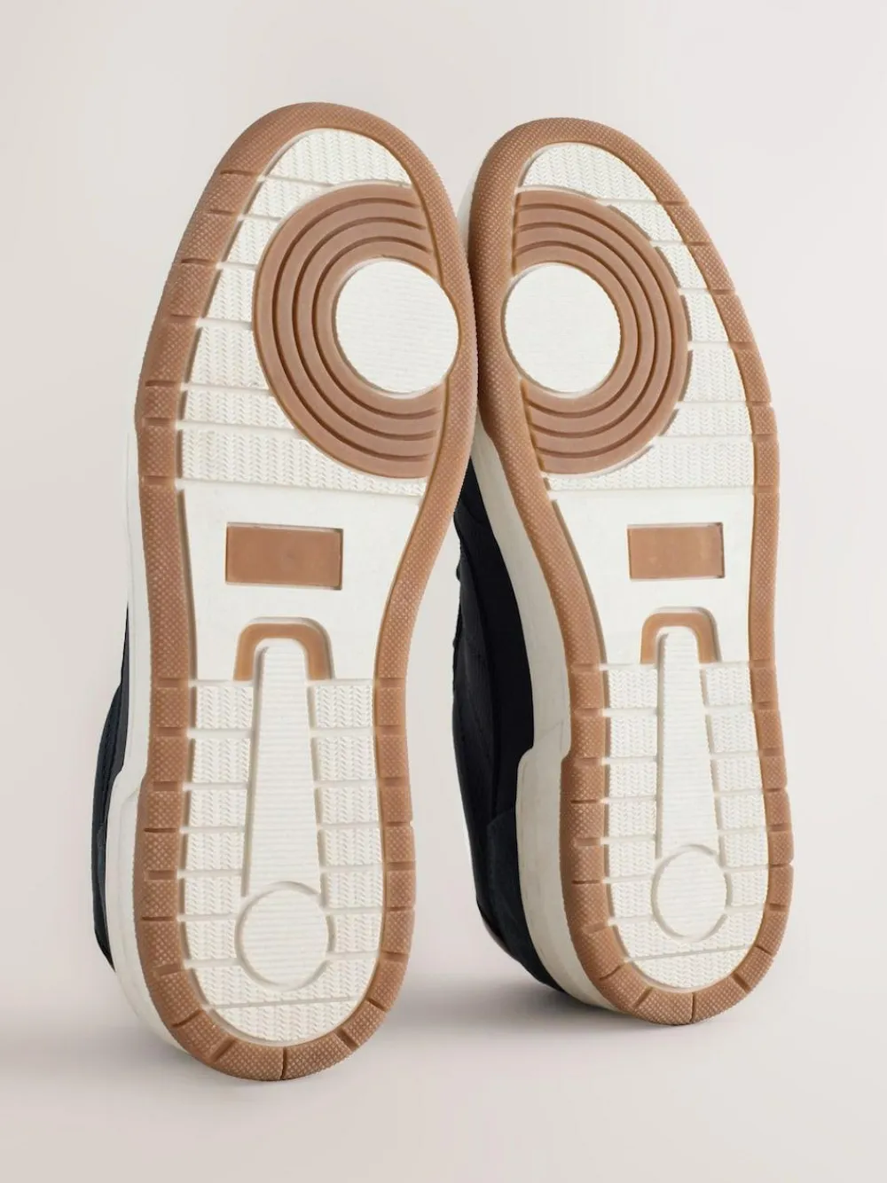 Hot Next Smart Casual Trainers with Suede Trim Navy
