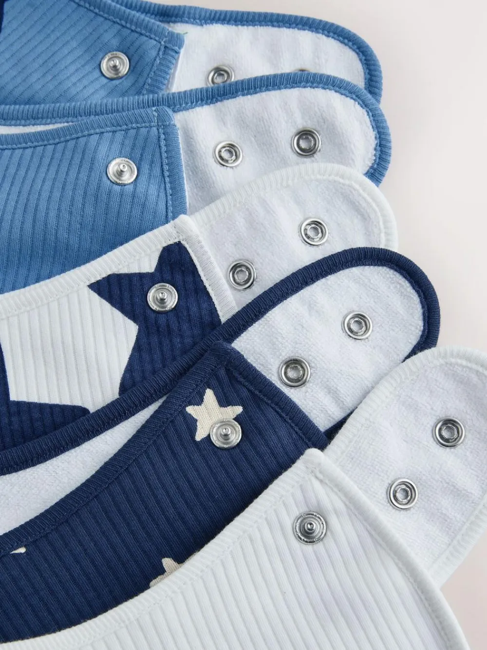 Next Navy Star Baby Bibs 5 Pack^ Bibs|Newborn Accessories