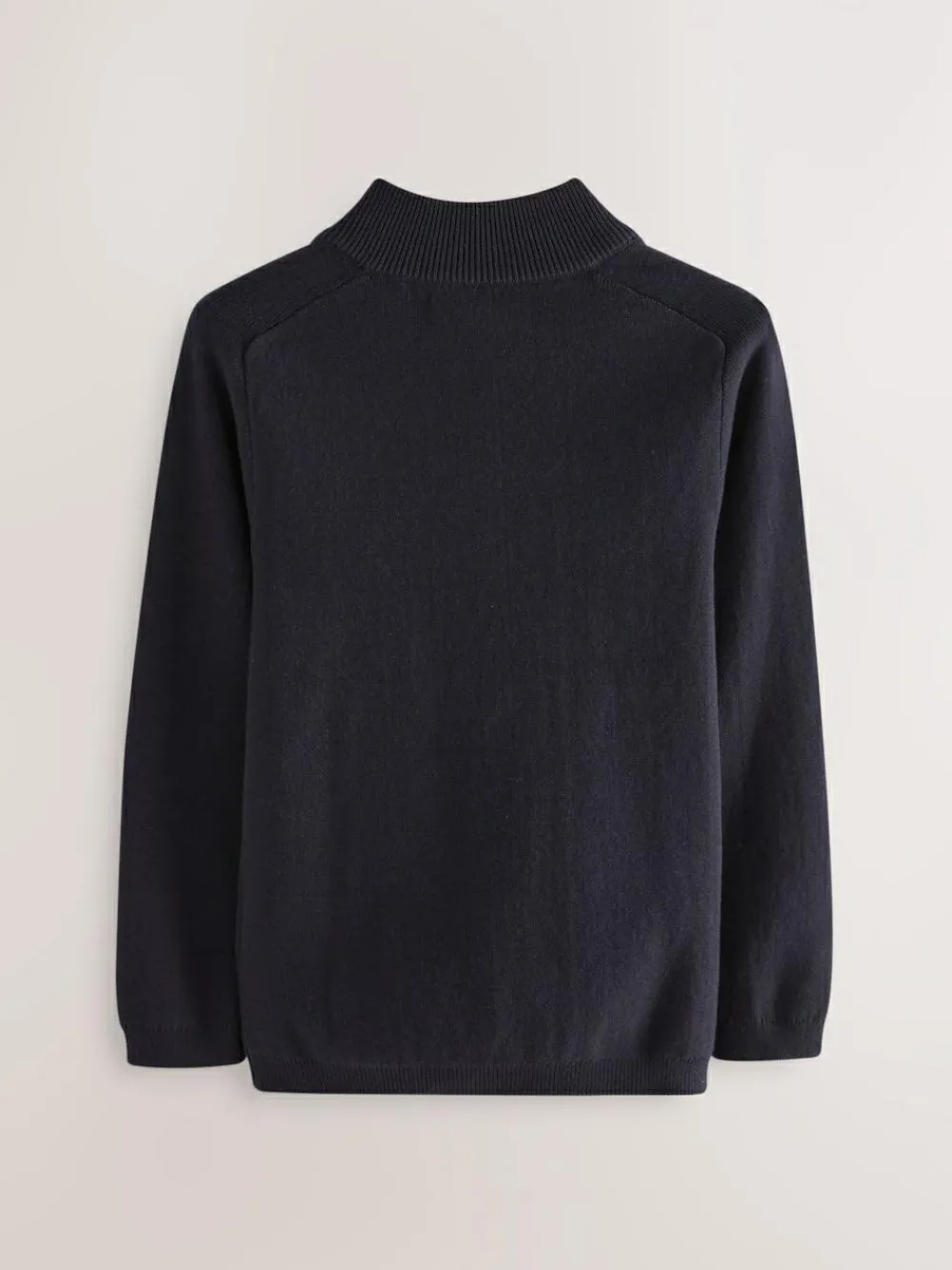 Next Navy Zip Through Knitted Cardigan (3-16yrs)^BOY Knitwear & Sweaters|Knitwear