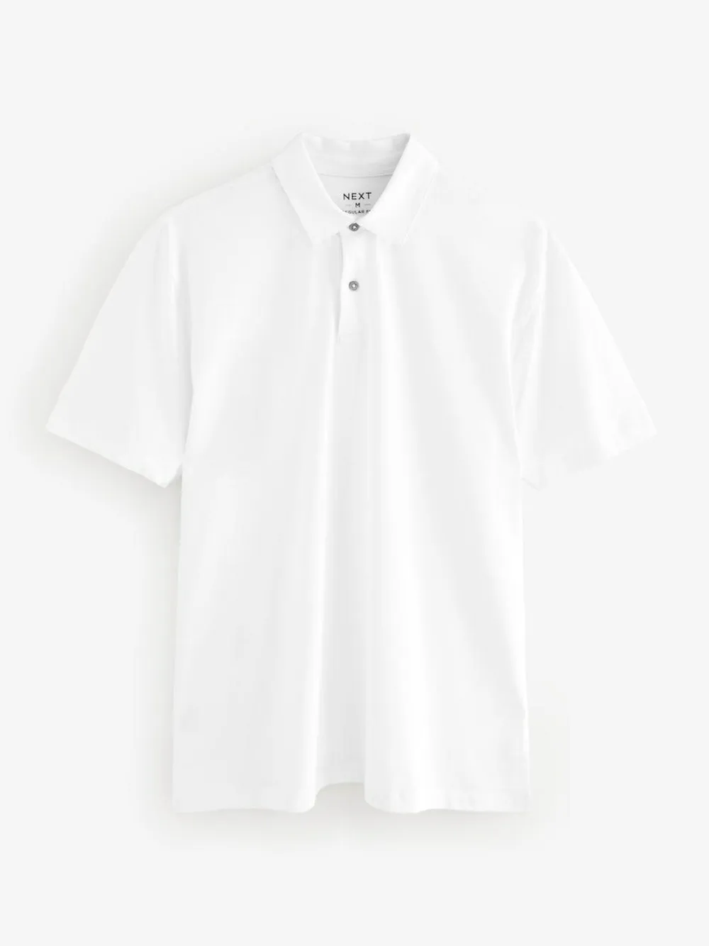 Next Navy/Brown/Grey/White/Sage Green Regular Fit Short Sleeve Jersey Polo Shirts 5 Pack^ Tops & T-Shirts