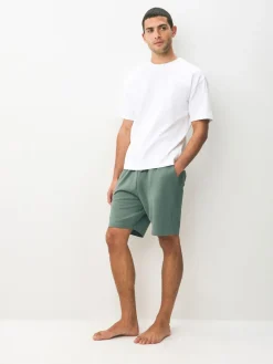 Clearance Next Loopback Soft Touch Shorts 3 Pack Navy/Green/Ice Grey
