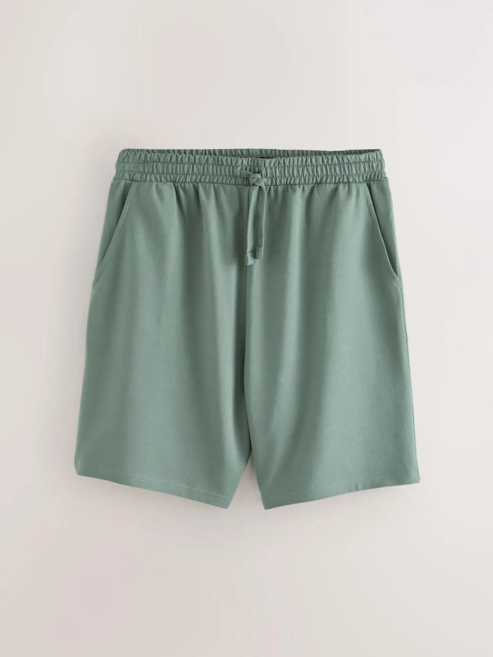 Clearance Next Loopback Soft Touch Shorts 3 Pack Navy/Green/Ice Grey