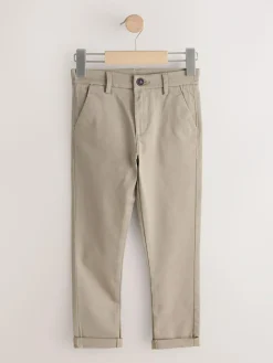 Clearance Next Stretch Skinny Chino Trousers 2 Pack (3-17yrs) Navy/Stone