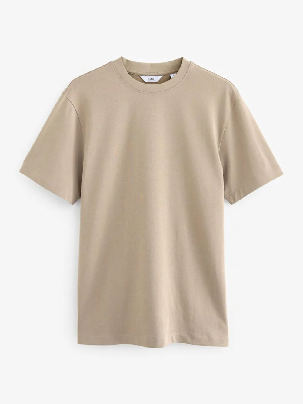 Next Navy/White/Stone Regular Fit Heavyweight T-Shirts 3 Pack^ Nightwear|Tops & T-Shirts
