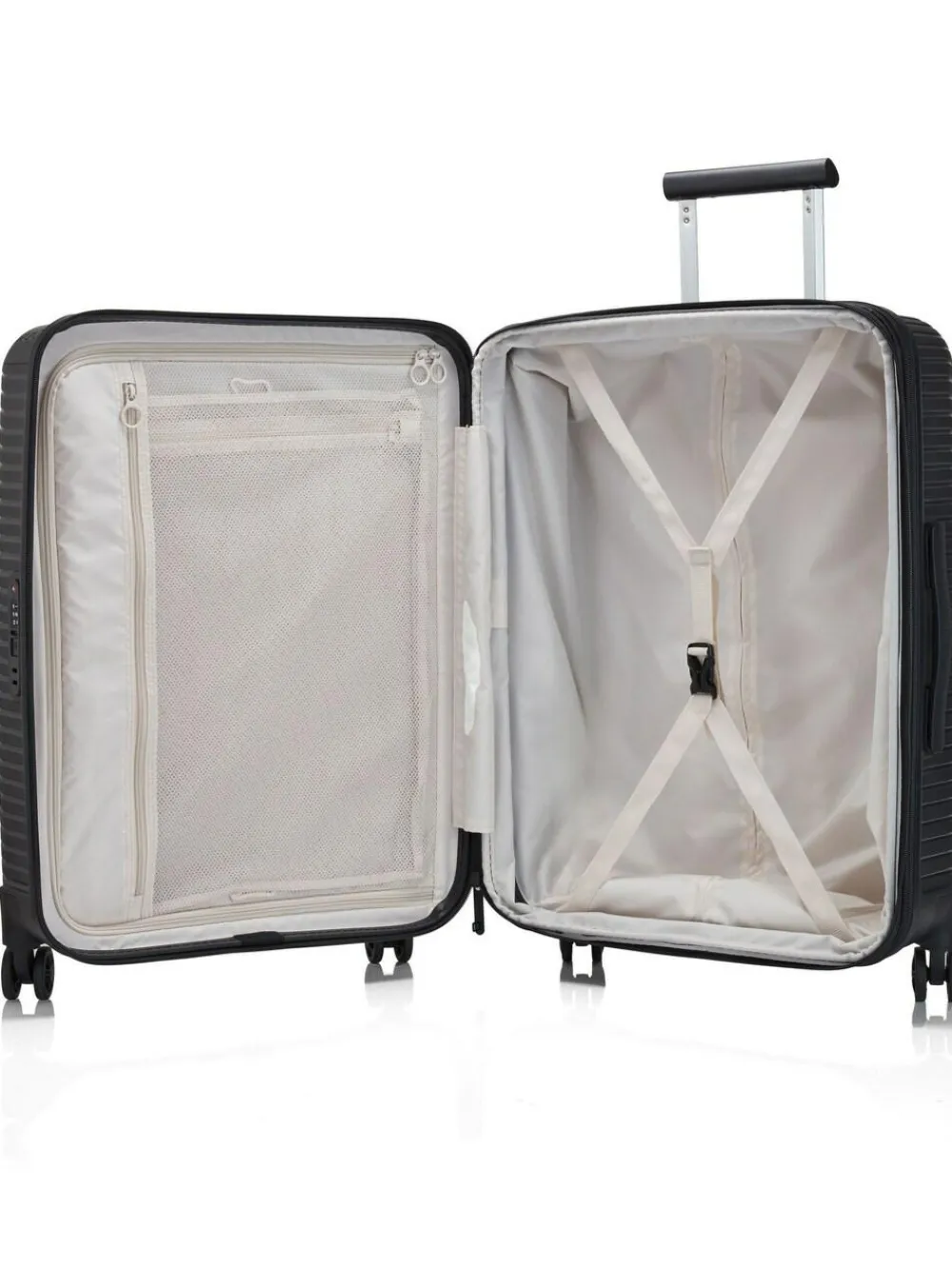 Nere Black BONDI 66CM Medium Suitcase^Women Luggage