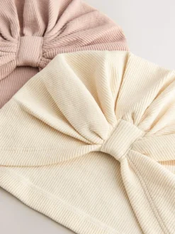 Next 2 Pack Baby Turbans (0-18mths)^ Newborn Accessories|Hats, Gloves & Scarves
