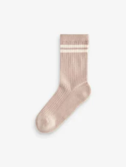 Next Neutral 3 Pack Cotton Rich Cushioned Sole Ankle Socks^ Socks & Tights|Socks & Tights