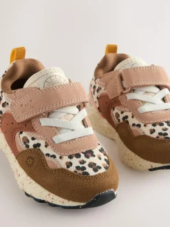 Next Wide Fit (G) Elastic Lace Touch Fasten Trainers^ Sneakers|Sneakers