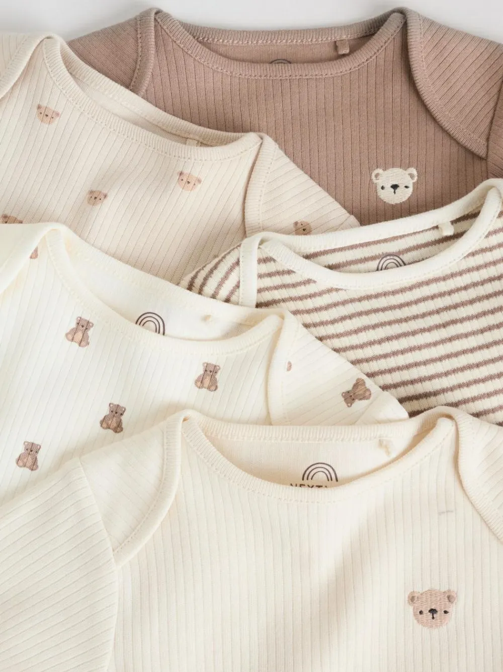 Next Baby Long Sleeve Bodysuits 5 Pack^BOY Baby Girls|Unisex