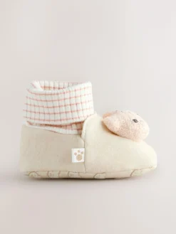 Next Neutral Bear Baby Sock Top Boots (0-18mths)^BOY Baby Boots|Boots