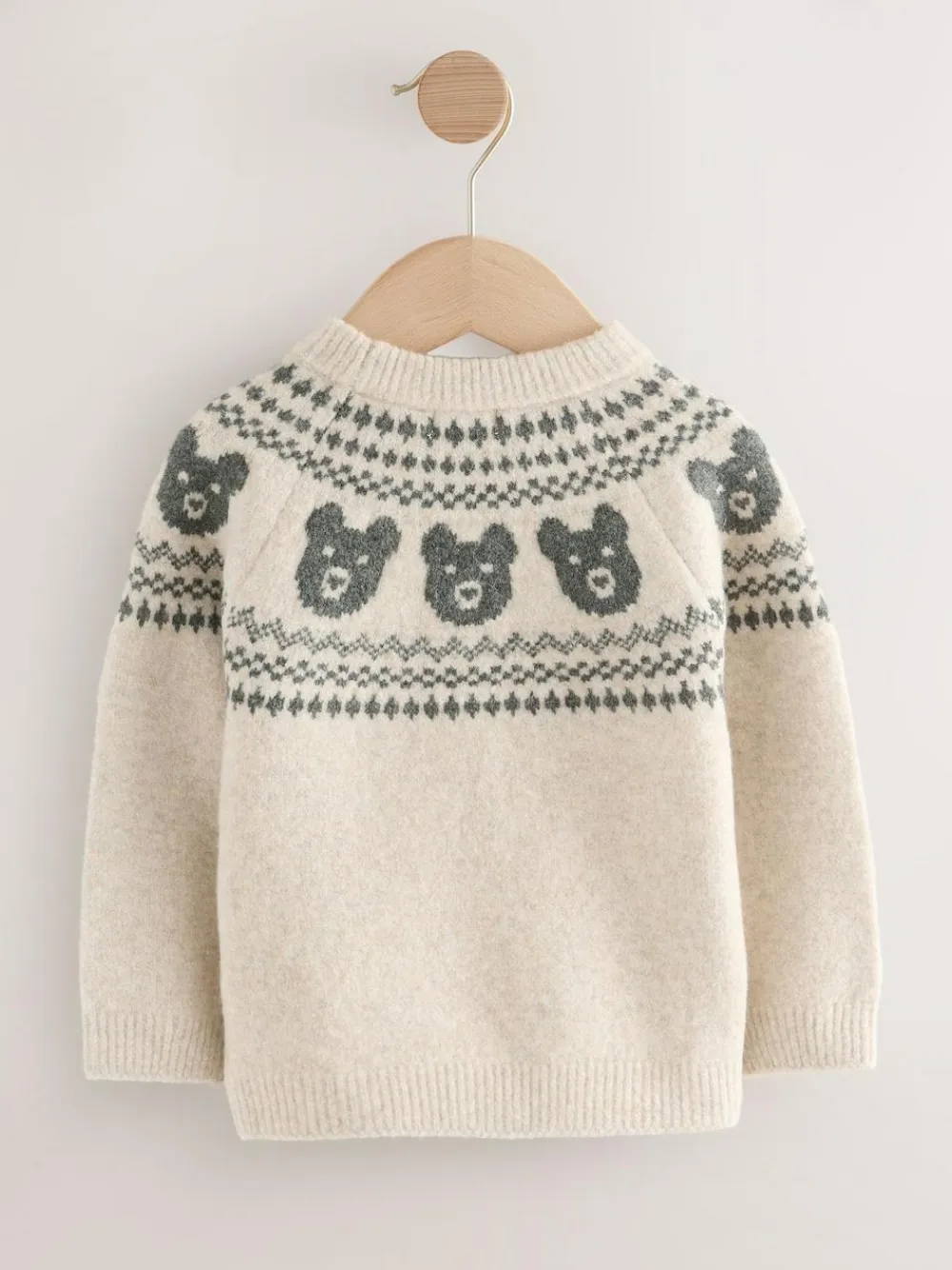 Next Fairisle Pattern Knitted Crew Neck Jumper (3mths-7yrs)^ Cosy Club