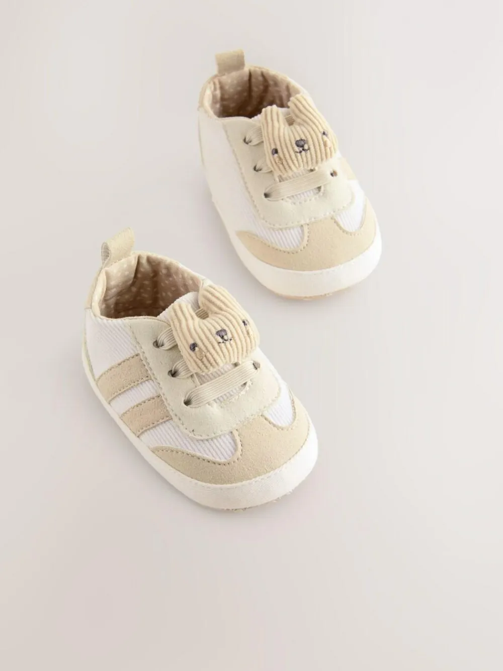 Online Next Neutral Bunny Baby Trainers (0-24mths)
