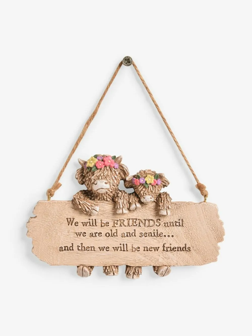 Next Neutral Hamish The Highland Cow Friends Hanging Decoration