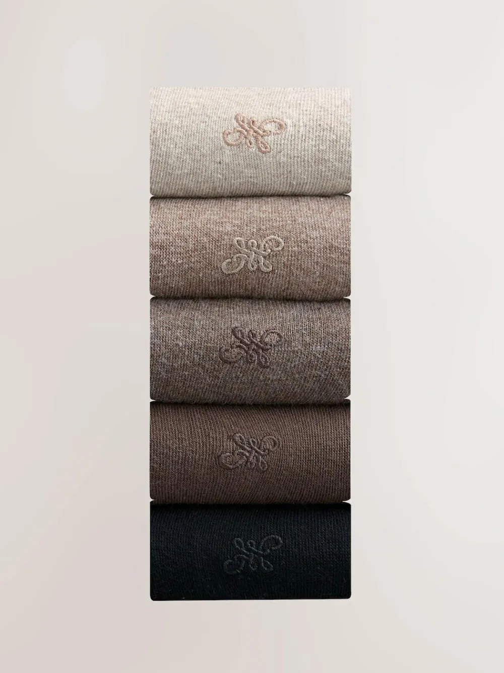 Next 5 Pack Embroidered Lasting Fresh Socks^ Nightwear|Socks
