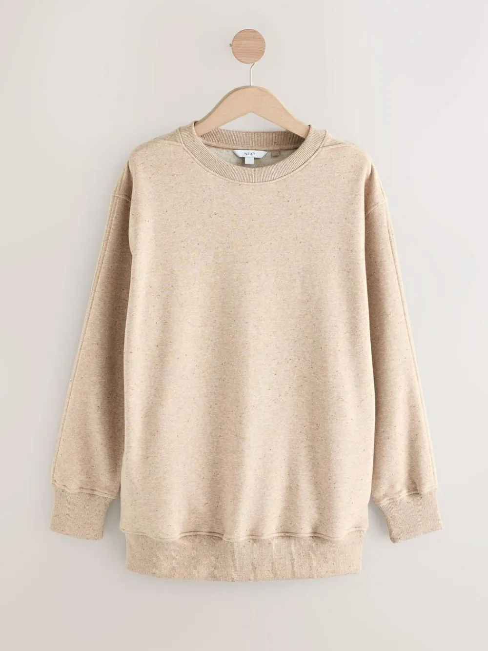 Next Relaxed Fit Essentials Longline Sweatshirt with Pockets^Women Loungewear|Sportswear