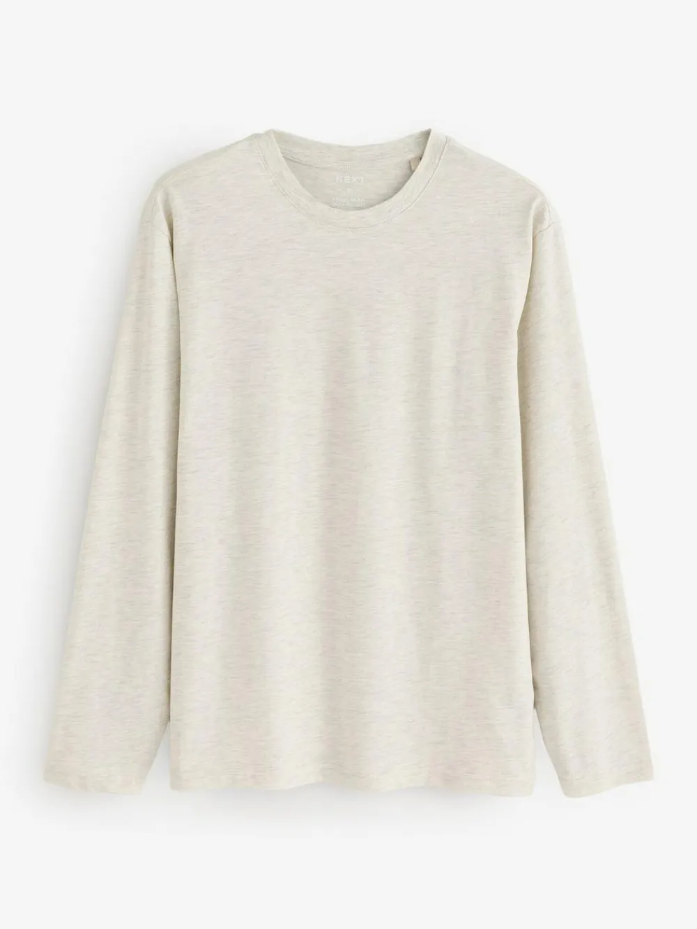 Outlet Next Regular Fit Regular Fit Long Sleeve 100% Cotton T-Shirts 5 Pack Neutral