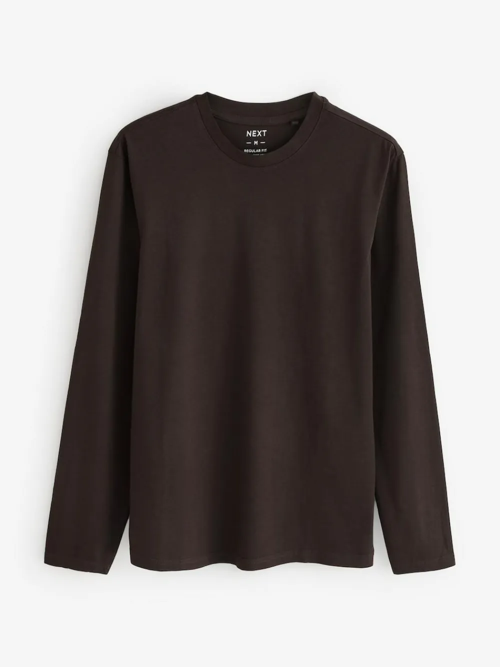 Outlet Next Regular Fit Regular Fit Long Sleeve 100% Cotton T-Shirts 5 Pack Neutral