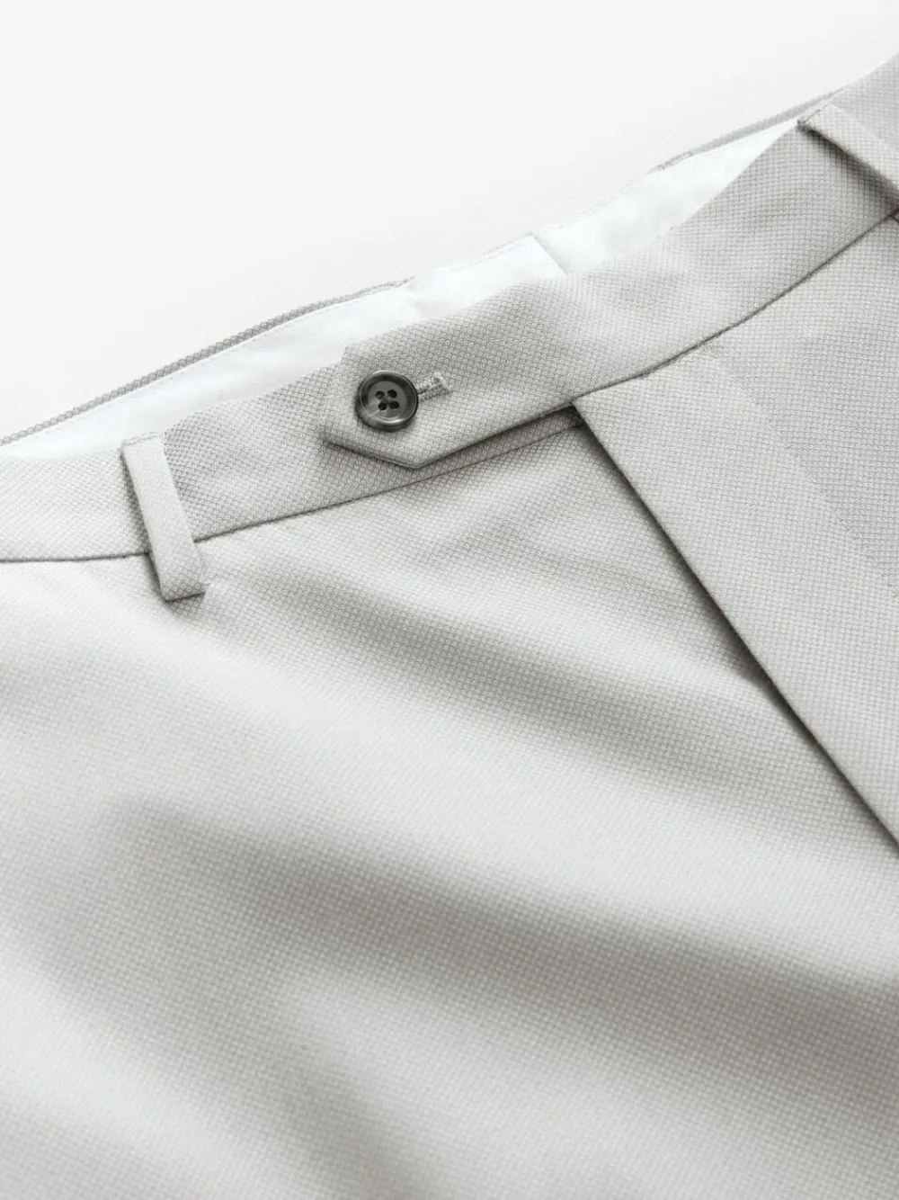 Next Neutral Regular Fit Textured Suit Trousers^ Occasionwear|Pants & Chinos