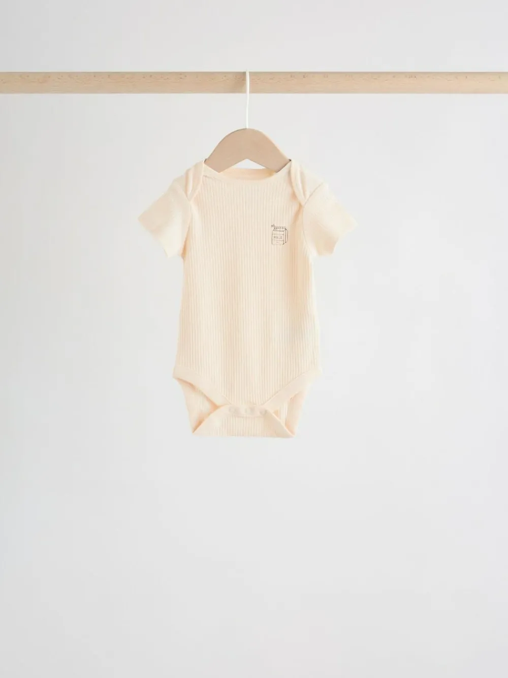 Next Neutral Short Sleeve Baby Bodysuits 5 Pack^BOY Unisex|Bodysuits & Vests