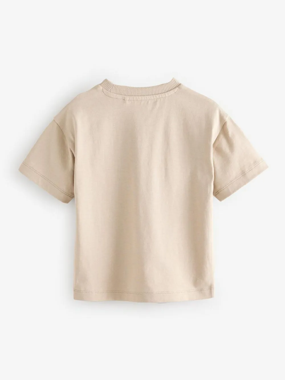 Clearance Next Neutral Short Sleeve Plain T-Shirt (3mths-7yrs)