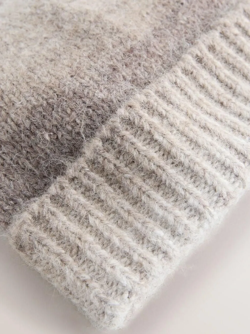 Next Neutral Space Dye Knitted Beanie Hat^Women Hats