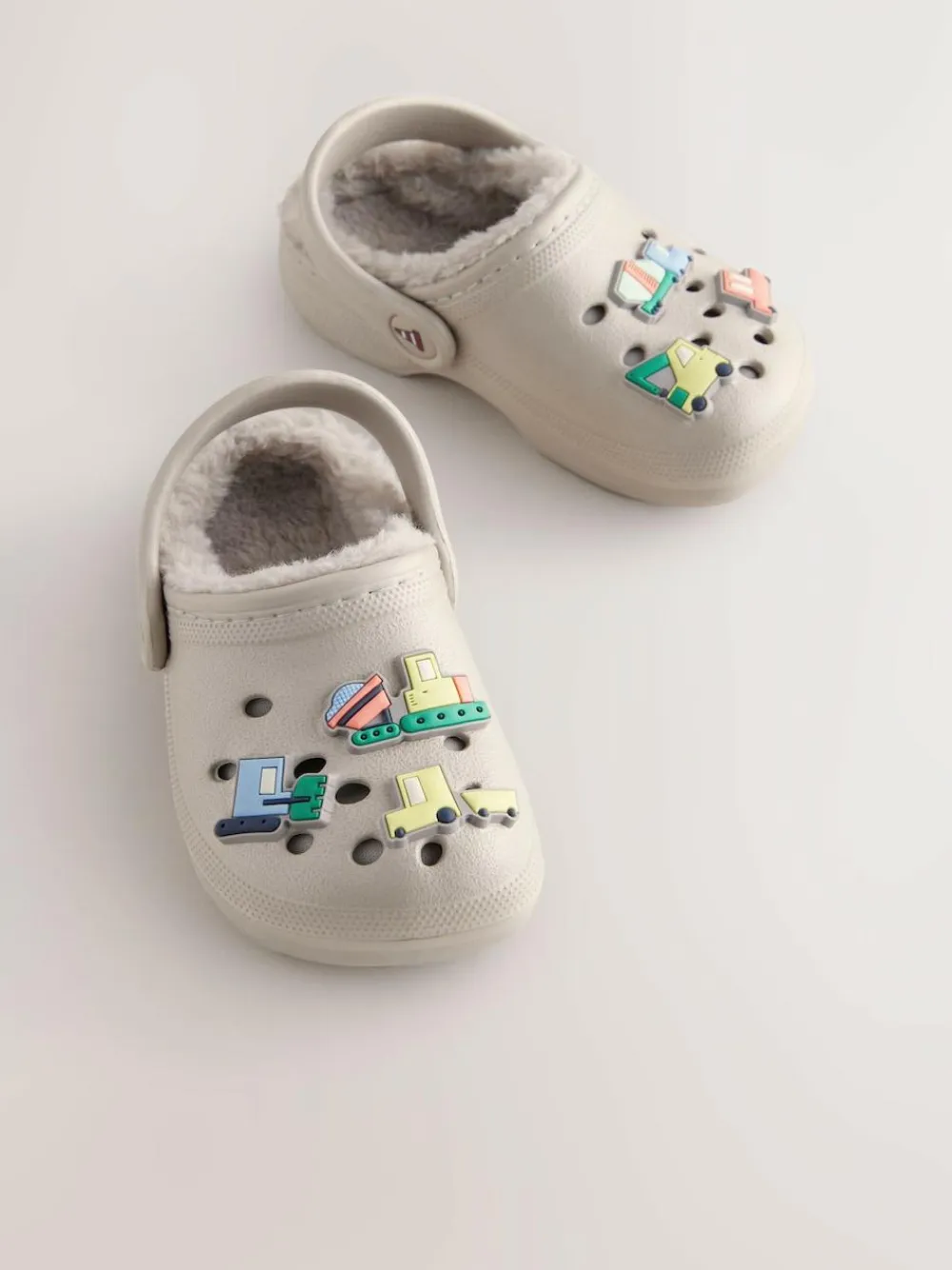 New Next Warm Lined Slipper Clogs Neutral Transport