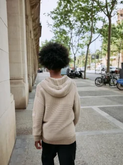 Discount Next Neutral Utility Knitted Hoodie (3-16yrs)