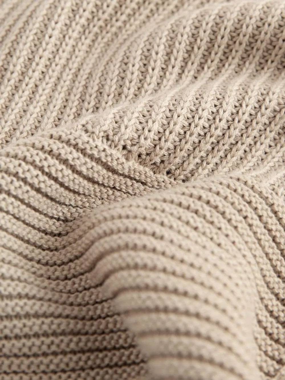 Discount Next Neutral Utility Knitted Hoodie (3-16yrs)