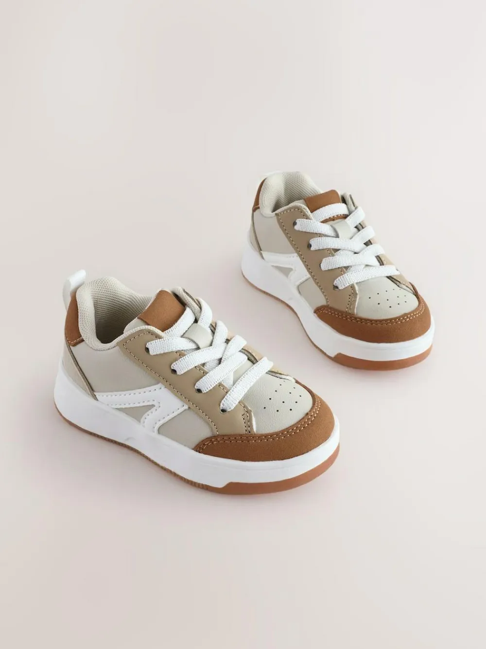 Next Wide Fit (G) Elastic Lace Trainers^BOY Sneakers|Sneakers