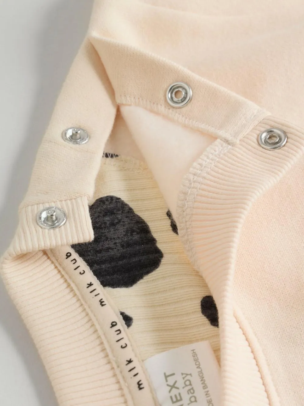 Sale Next Neutral/Cow Milk Club Printed Sweat and Leggings Baby Set (0mths-2yrs)