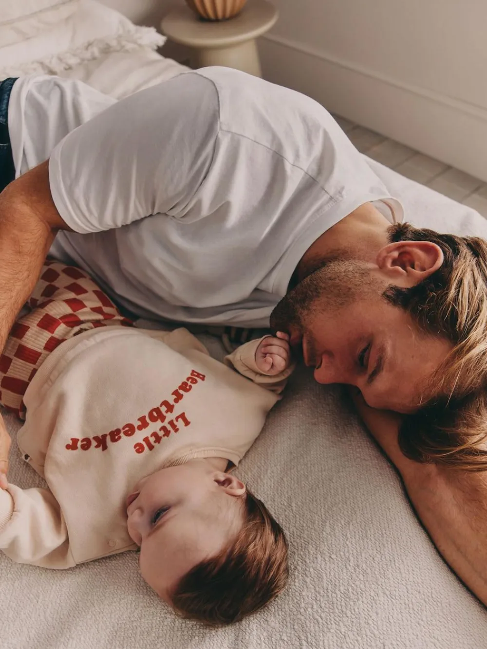 Next Neutral/Red Heartbreaker Sweatshirt and Leggings Baby Set (0mths-2yrs)^BOY Sweatshirts & Hoodies|Sets & Co-Ords