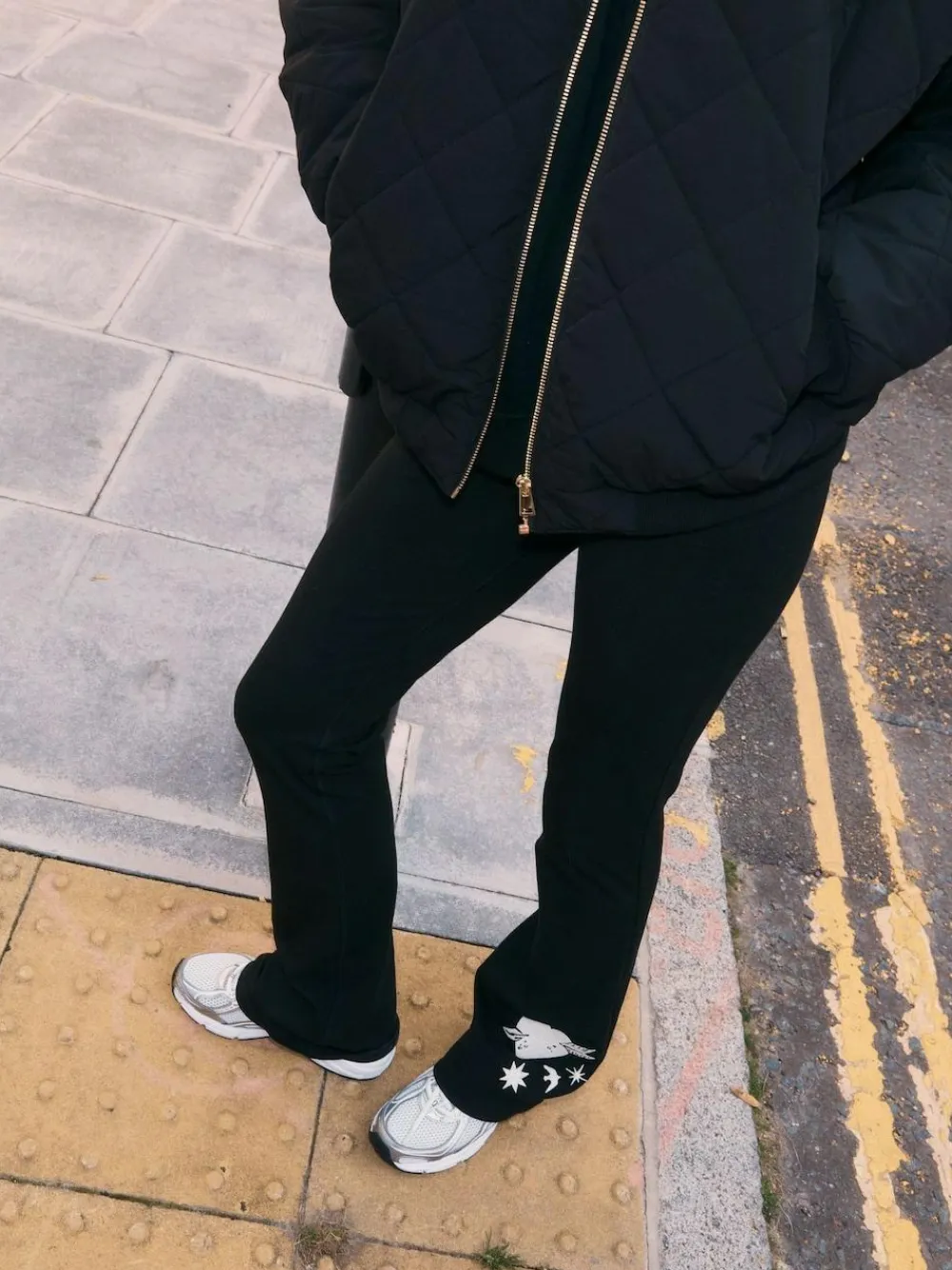 Never Fully Dressed Cotton Flare Leggings^Women Leggings & Sweatpants