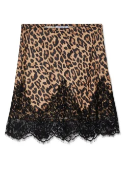 Hot Never Fully Dressed Brown Leopard Print Lace Maeva Skirt