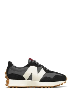 Clearance New Balance Black/Grey 327 Trainers